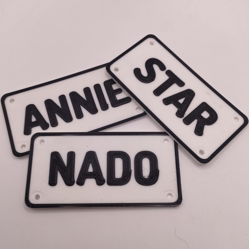Dog Crate Name Plate Rosa Casa Lagotto Romagnolo dog-crate-name-plate-rosa-casa-lagotto-romagnolo