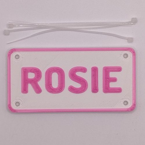 Dog Crate Name Plate